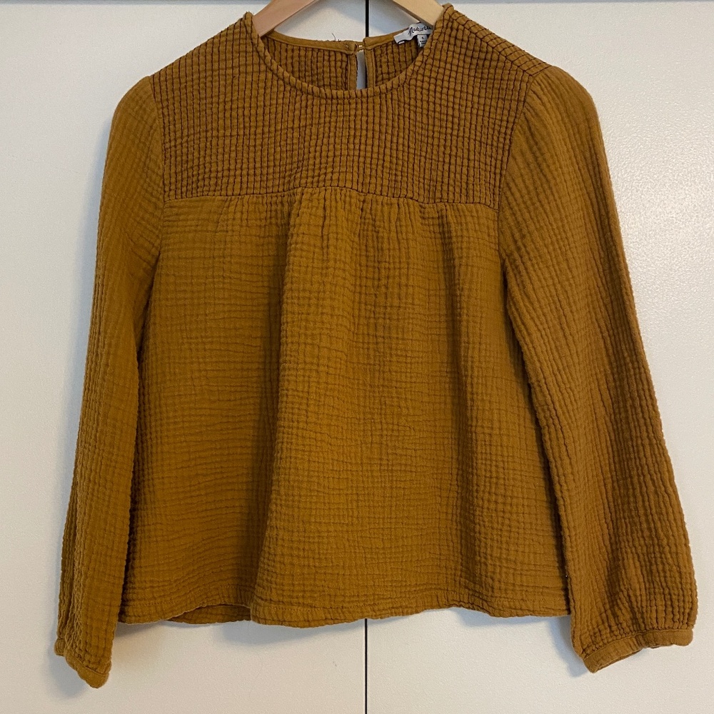 Madewell | Smocked Swing Top